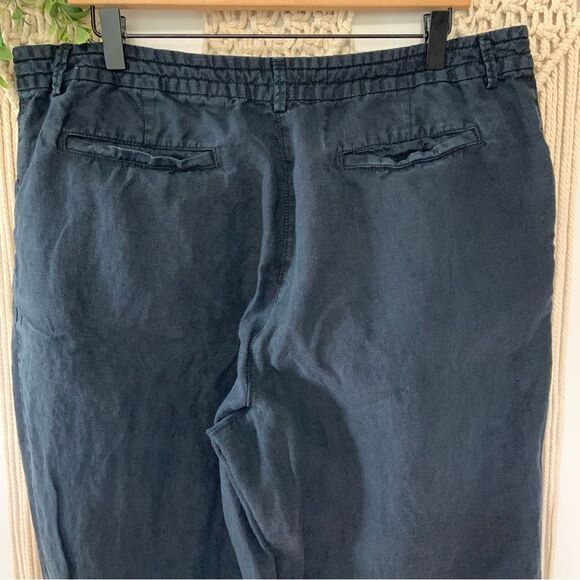 L.L. BEAN Women’s Classic Fit Linen Pants Black Style 294426 - Picture 6 of 15